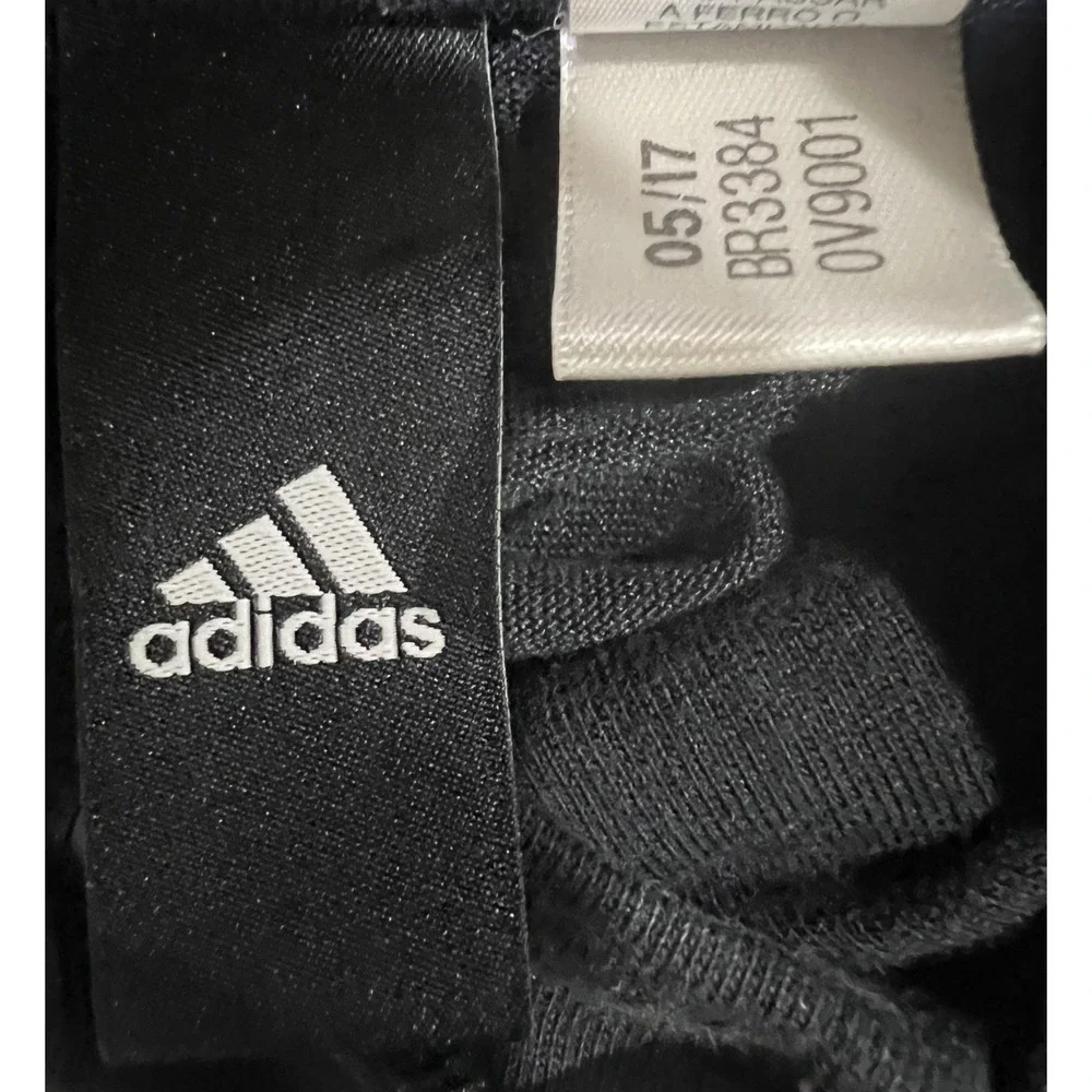 Adidas Hoodie Mens Large Black Activewear Pullover
